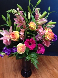 Lilies and Gerbera  Mix from Faught's Flowers & Gifts, florist in Jonesboro